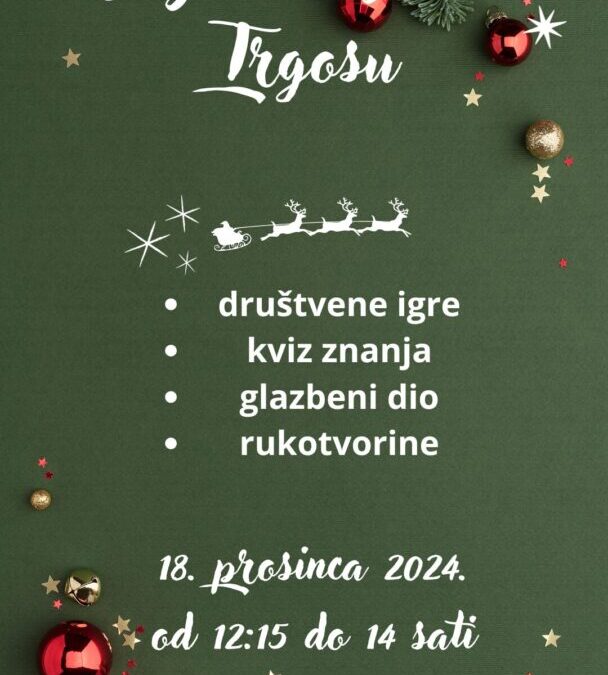 Božićni sajam u TrgOS-u