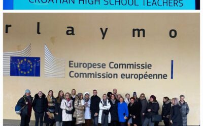 Posjet grupe profesora iz Hrvatske Centru za posjetitelje Europske komisije