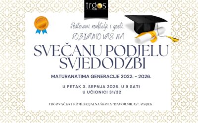 Svečana podjela svjedodžbi